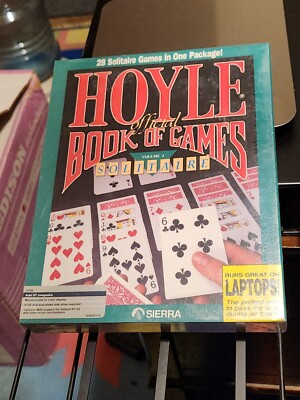 Atari St Hoyle Official Book of Games Solitaire Vol 2  by Sierra  new sealed 