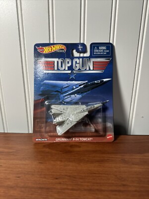 2022 Hot Wheels Premium Maverick Top Gun Grumman F-14 Tomcat Metal Stand SEALED