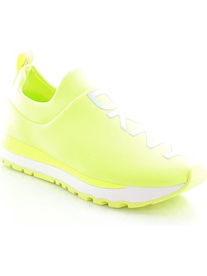 

DKNY Женские желтые слипоны с логотипом Jadyn с круглым носком, Желтый, K4139870