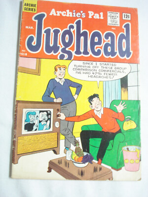 Archie's Pal Jughead #118 1965 Good- Condition Archie Comics Ice Skating Contest