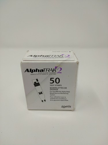 Brand New AlphaTRAK 2 Blood Glucose Test Strips (50 Strips)