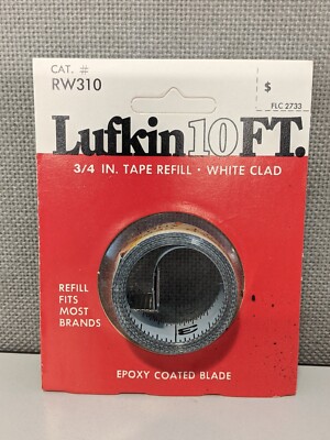 VINTAGE RW310 LUFKIN UNIVERSAL REPLACEMENT BLADE 3/4'' X 10' WHITE