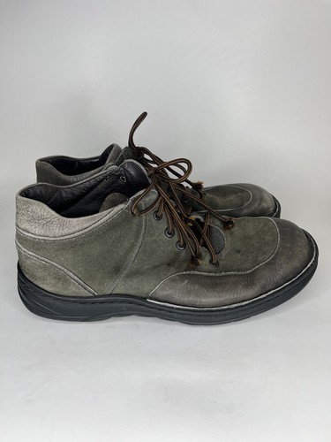 Men Size 44 Us 11 Gray Leather Upper