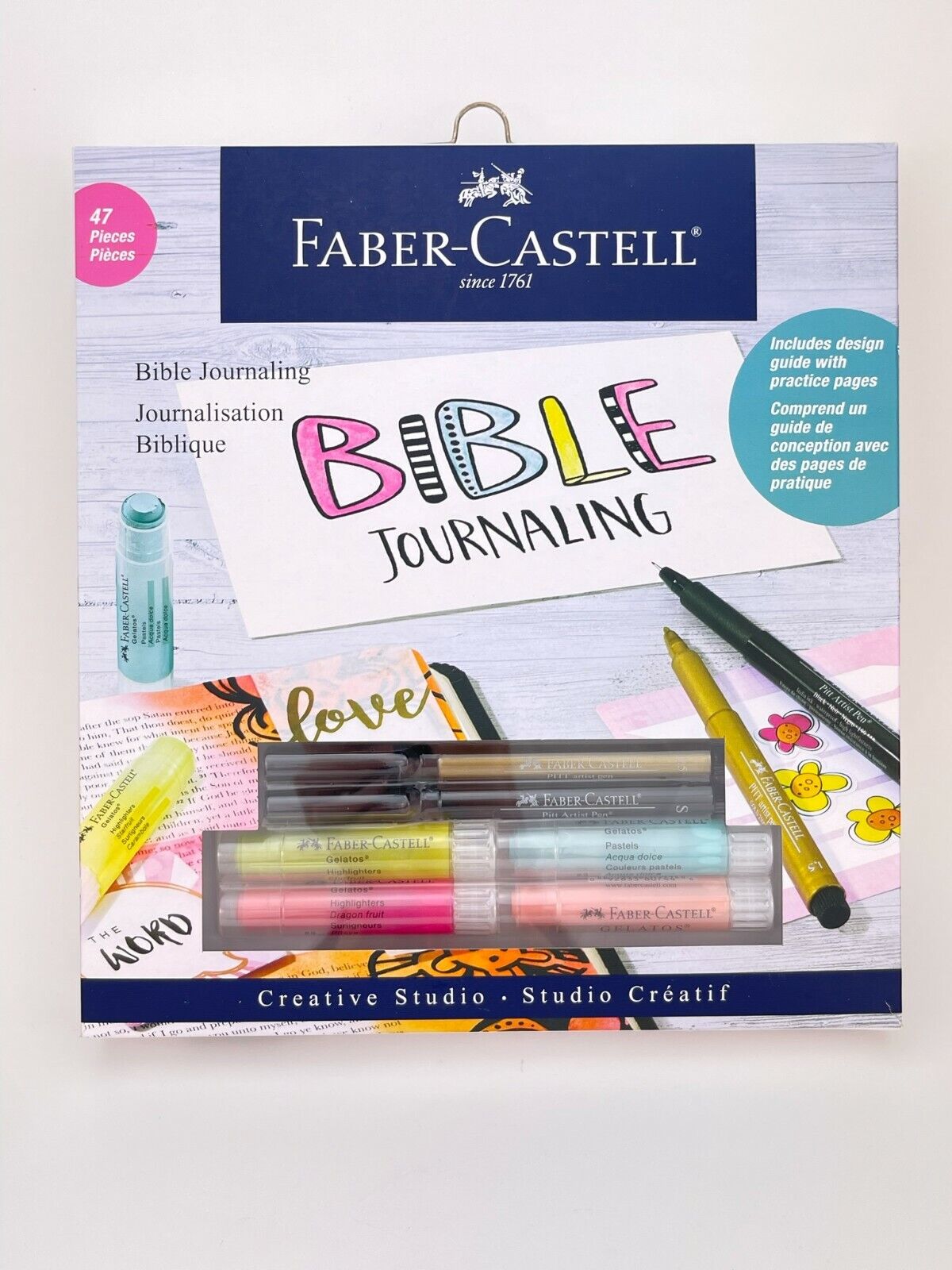 Faber Castell Bible Journaling 47 Pieces Die Cuts Stencils Sti...
