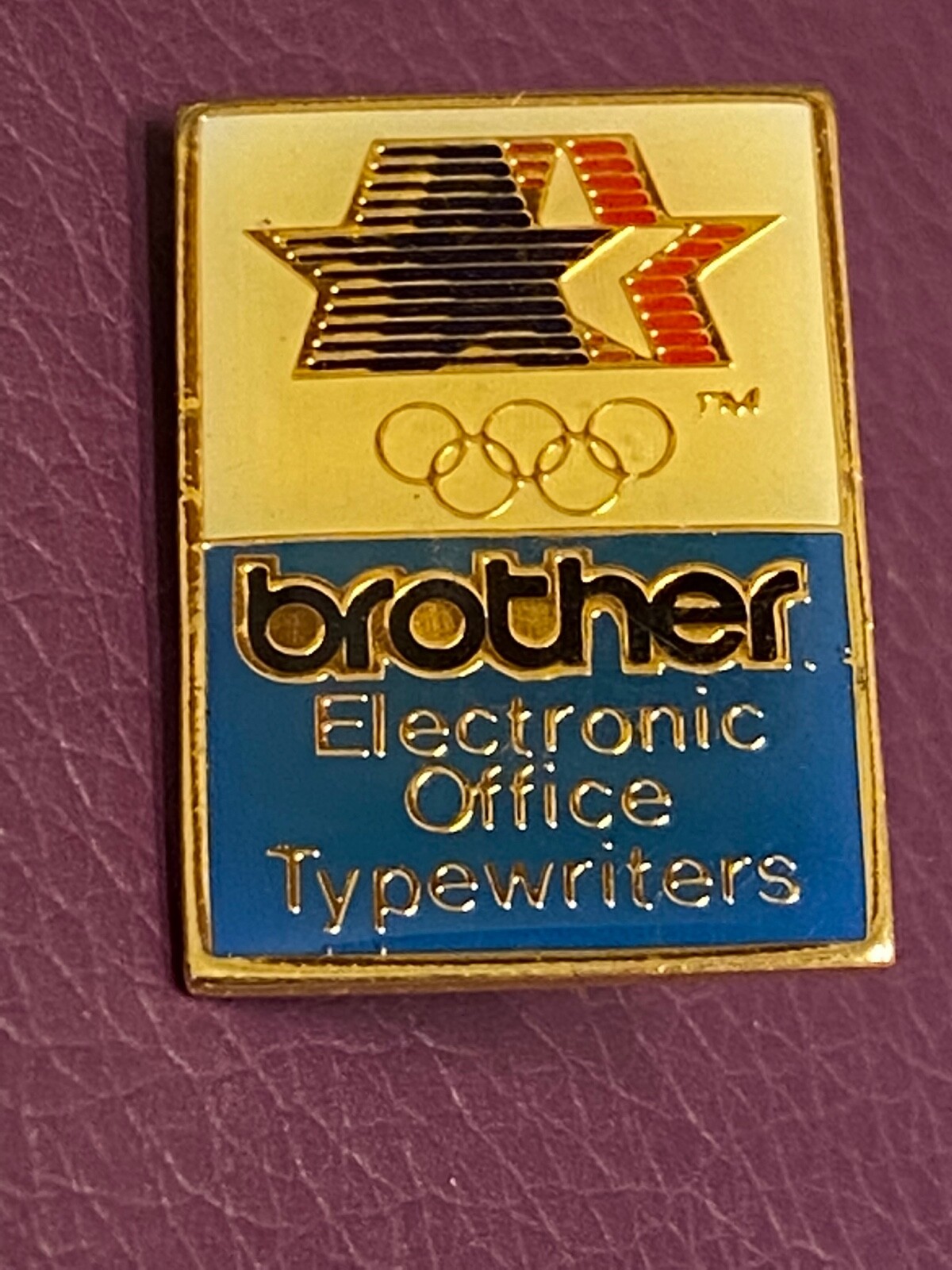 LOS ANGELES 1984 - BROTHER OLYMPIC SPONSOR PIN | eBay