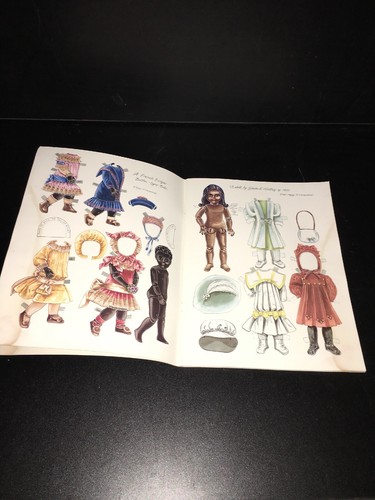 UnCut Antique BLACK DOLL Paper Dolls Book By Peggy Jo Rosemond