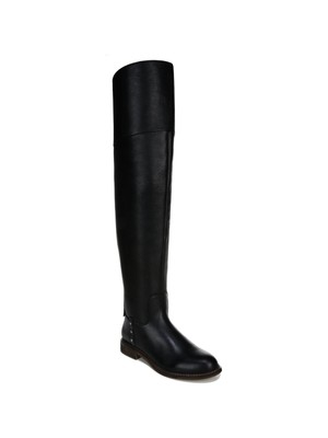 

FRANCO SARTO Женские Черные Кожаные Ботинки Haleen 19.5 Высота Широкие Икры, Черный, H4590L1