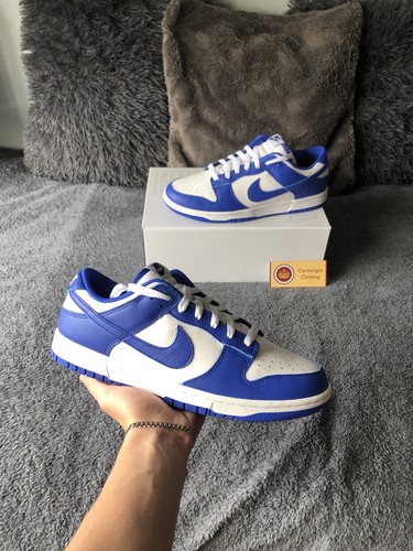 Nike Dunk Low By You Kentucky Blue White Hyper Royal Size UK