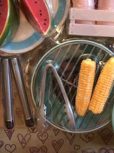 Our Generation RETRO Garden Party Playset BBQ Grill Pink Flamingo Horseshoe Game