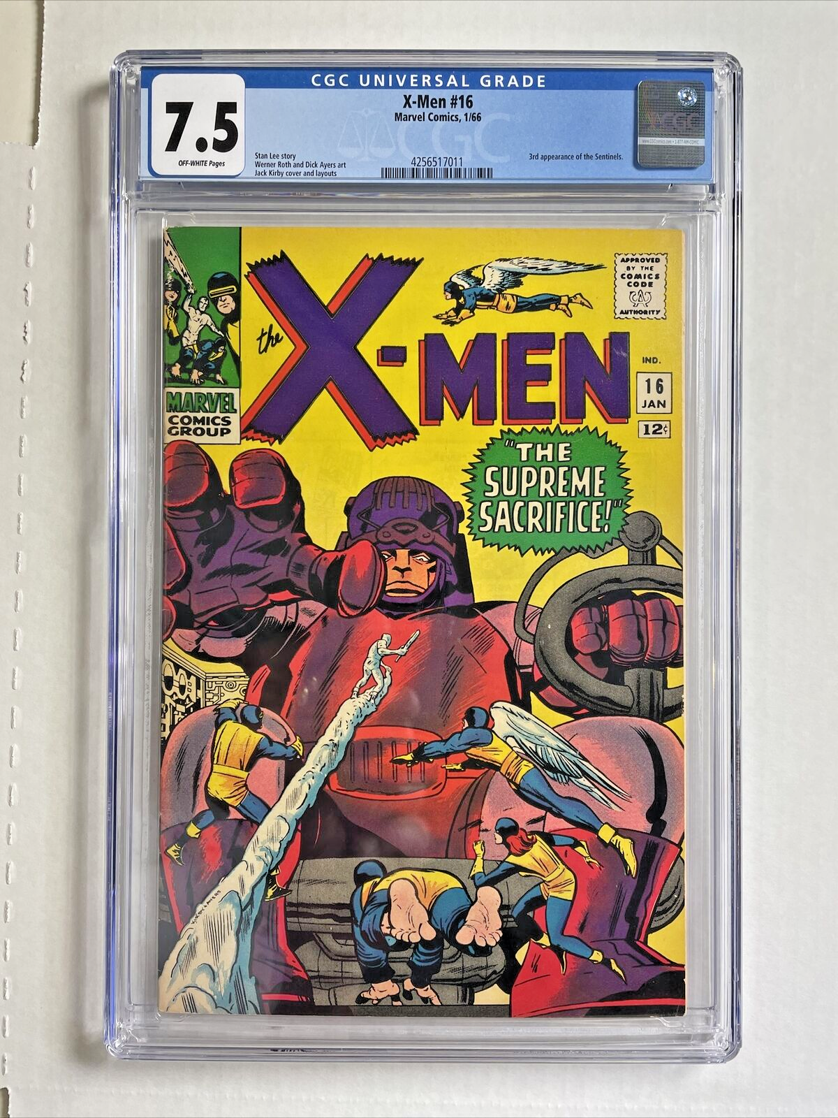 アメコミリーフ X-Men アメコミリーフ X-Men #24 1966年発行 CGC6.0