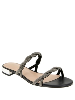 

BCBGENERATION Женские черные сандалии без шнуровки Dastin с круглым носком на блочном каблуке, Черный, GN222001