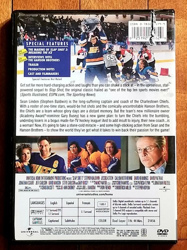 SLAP SHOT 2: BREAKING THE ICE (DVD, 2002) Gary Busey *FREE SHIPPING*