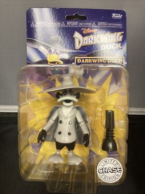 Disney Darkening Duck Funco Action Figure Limited Chase Edition New