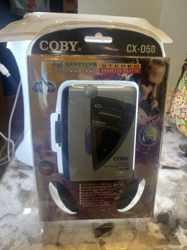 Coby CX-D50 FM Stereo Cassette Player DBBS - Brand New in