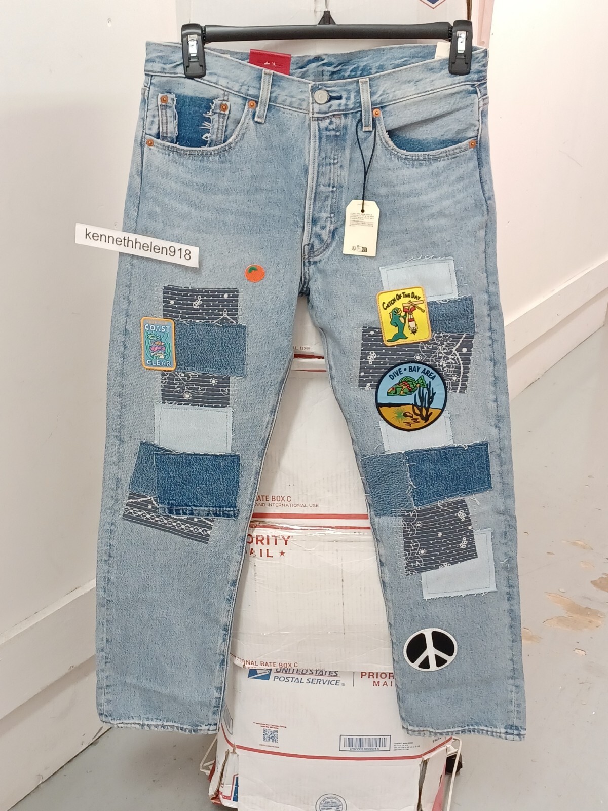 LEVIS PREMIUM 501 ORIGINAL FIT JEANS 005013467 MENS SIZE