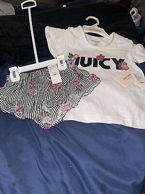 Girls Juicy Couture Short Set Size 6