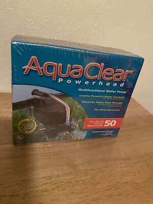 Aquaclear Powerhead Water Pump For 20-50 Gallon Aquariums-Brand New, Unopened
