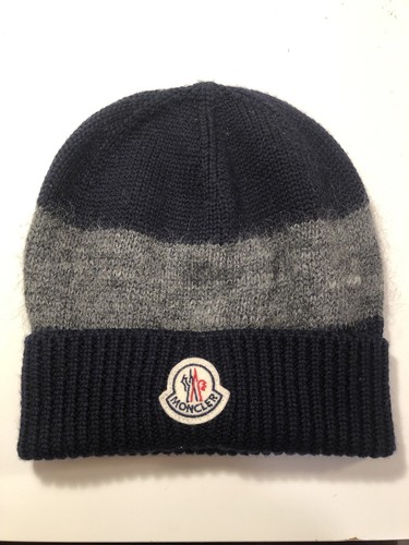 100% AUTH MONCLER Beanie Unisex Hat Wool Mohair | eBay