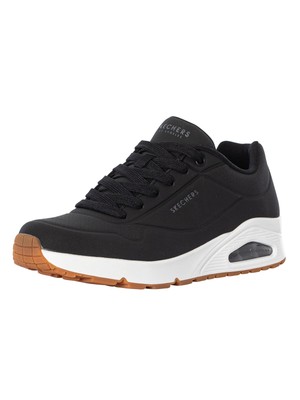 

Мужские кроссовки Skechers Uno Stand On Air, черные, Черный, 52458-BLK