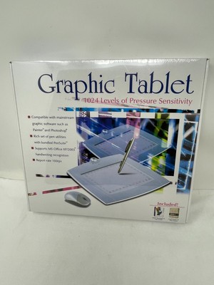 UC-LOGIC GRAPHIC TABLET 1024 LEVELS OF PRESSURE SENSITIVITY NEW SEALED