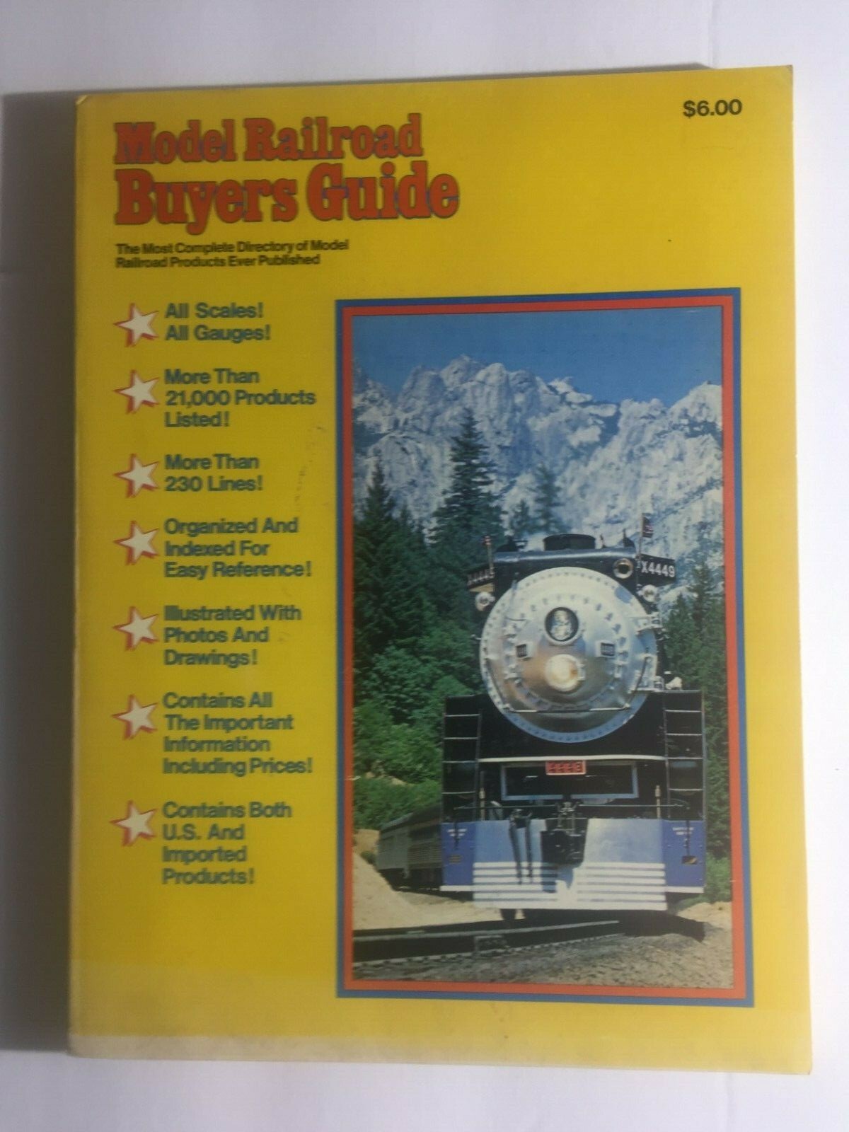 Train Book Model Railroad Buyers Guide 1976 Paperback FREE SHIPPING