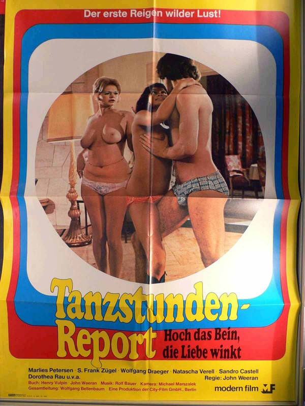 Tanzstunden-Report - Filmposter A1 84x60cm Gefaltet-G1
