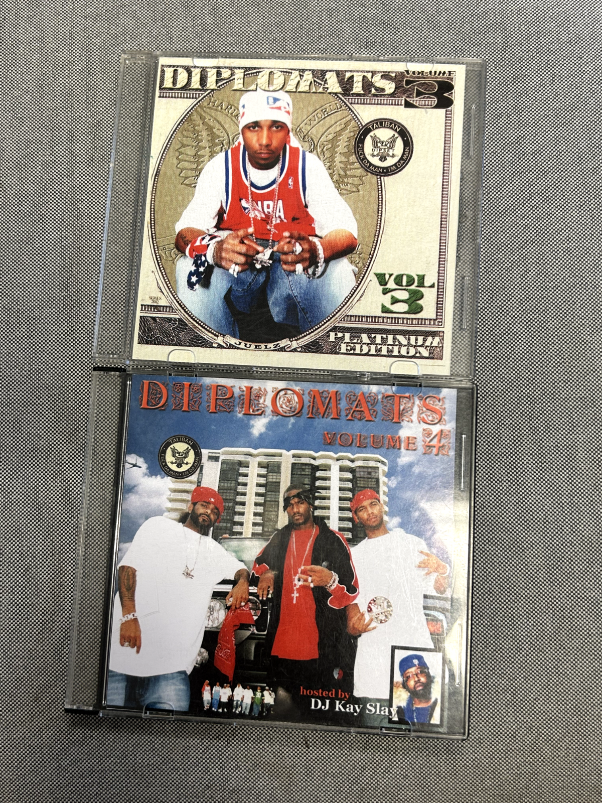 品質満点 2x Rare Diplomats Vol 2 and 4 Dipset Mixtapes Promo Mix CDS 洋楽