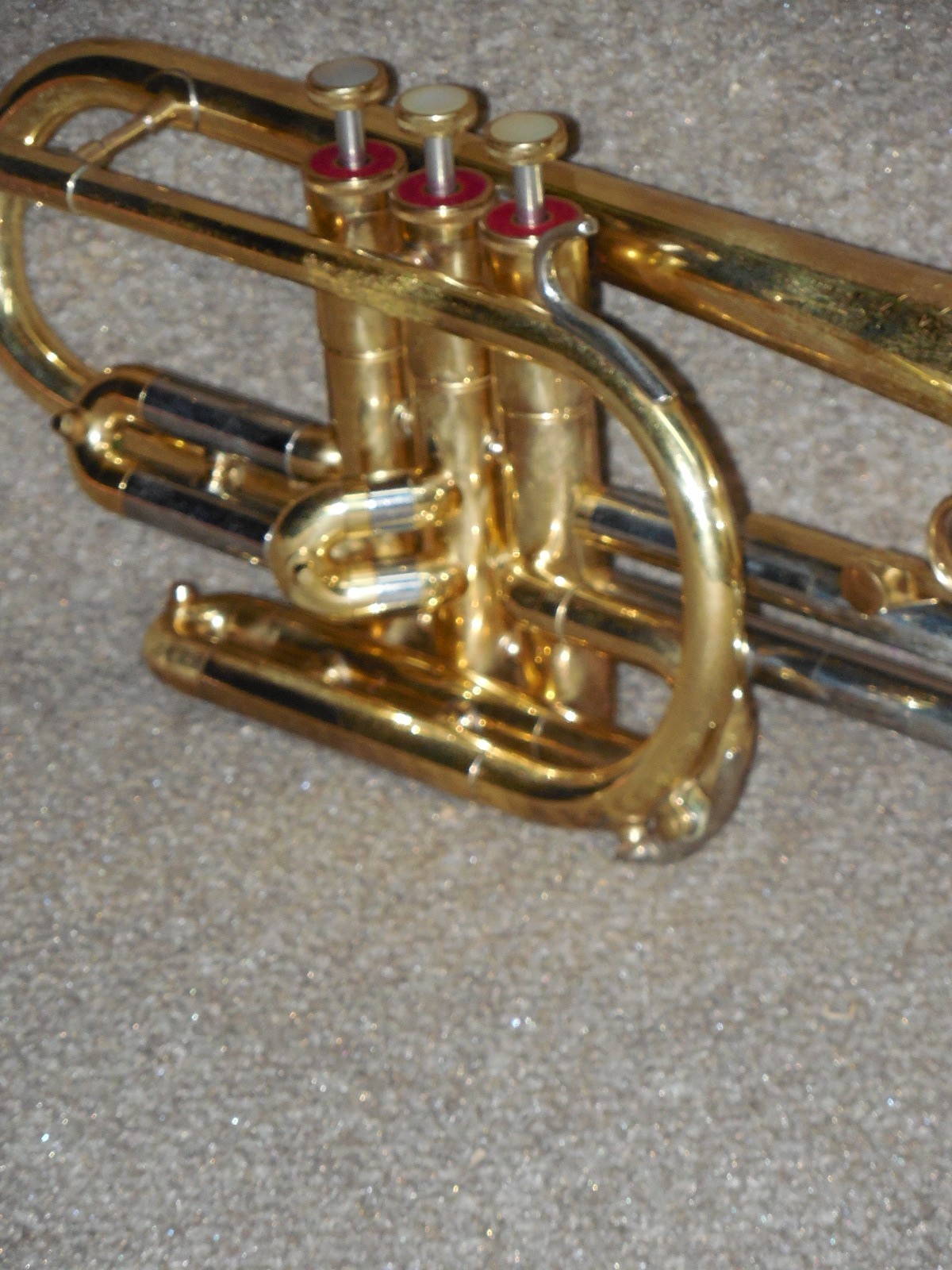 Conn Director Cornet with Mouthpiece, Valves Work Great!