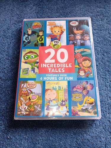 20 Incredible Tales DVD PBS Kids Arthur Caillou Daniel Tiger Super