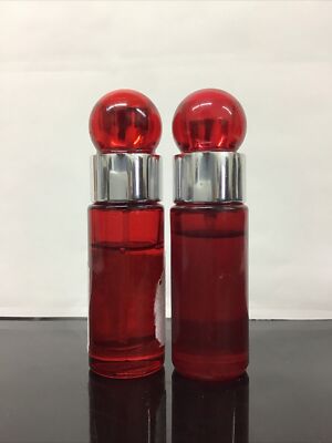 Lot Of 2 - 360 Red by Perry Ellis Eau De Parfum Spray 0.25 Oz For Men, No Box.