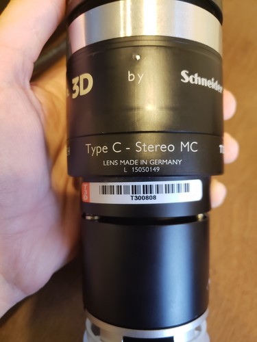 Rare Schneider Kreuznach Cinema Technicolor 3D Film Projector Lens