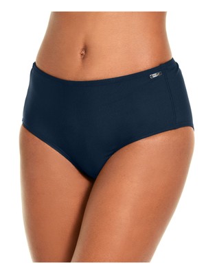 

DKNY Женский темно-синий бикини с логотипом на эластичной подкладке и купальник с высокой талией, низ, Navy