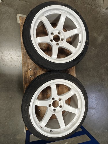 SHOGUNホイール 中古】超美品SHOGUN18インチ9.5J10.5Jブロンズ☆5穴114.3