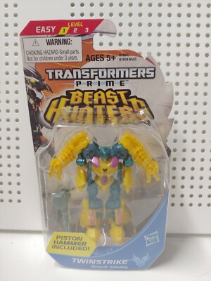 Transformers Twinstrike Prime Beast Hunters Cyberverse Legion Class Hasbro New