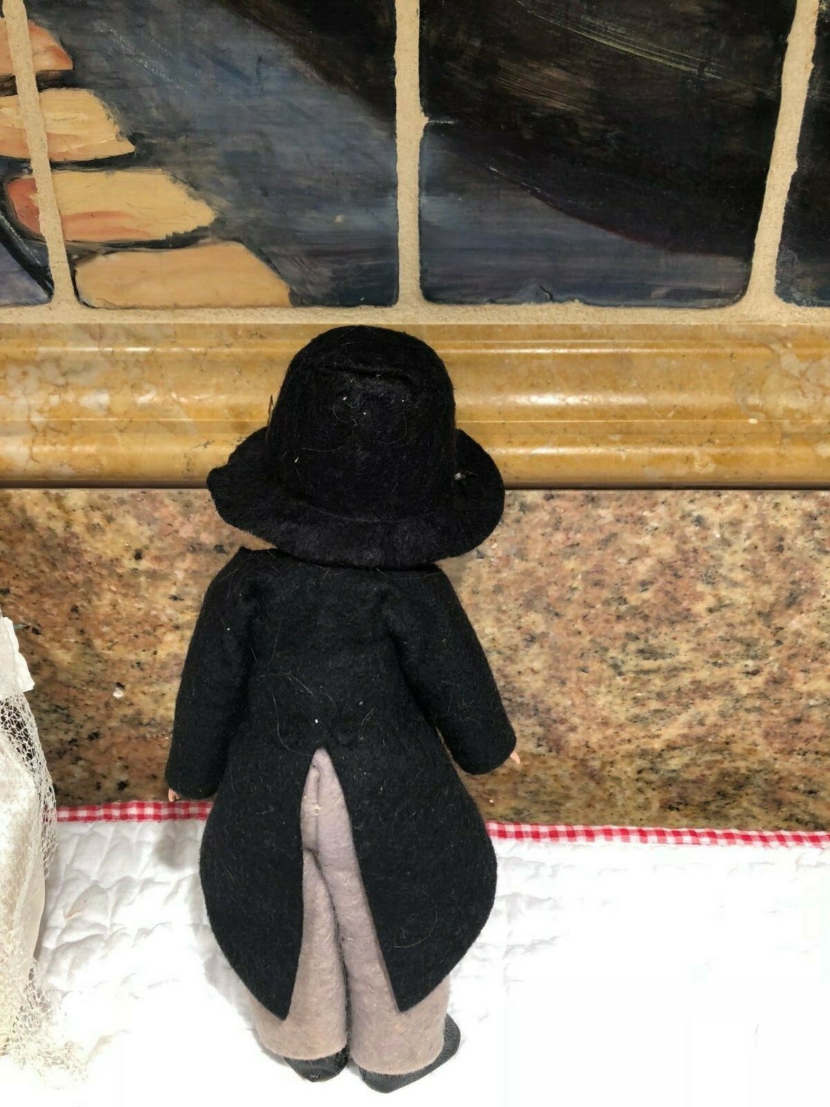 VOGUE GINNY 1949 PAINTED EYE BRIDE AND GROOM IN BRIDE BOX NEAR MINT