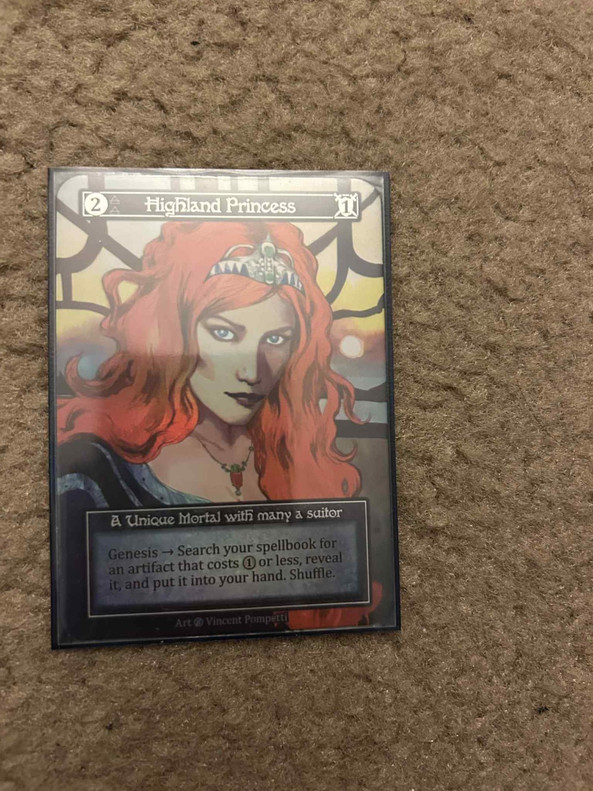 Sorcery TCG Highland Princess β foil Highland Princess (Foil) - Beta - Sorcery: Contested Realm