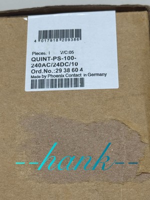 1PC New PHOENIX CONTACT QUINT-PS-100-240AC/24DC/10 2938604 PLC Fastshipping