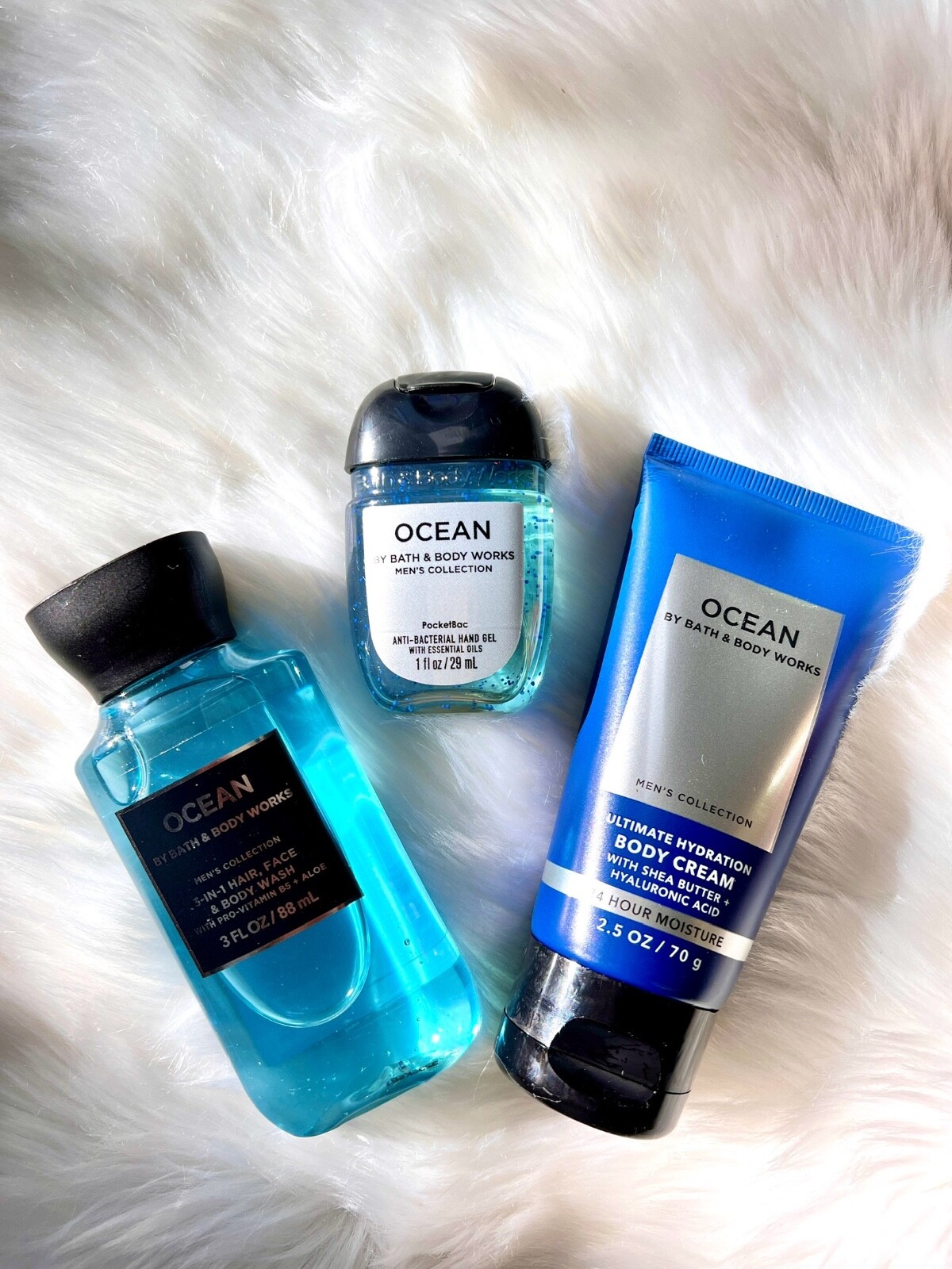 Bath & Body Works Gift Set Travel Size 3PC Lotion Mist Cream Gel Sanitizer