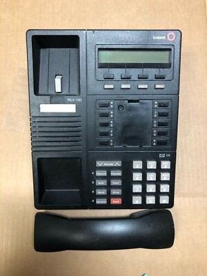 LUCENT AVAYA AT&T Office Phone Black 10-Line with Display MLX-10D