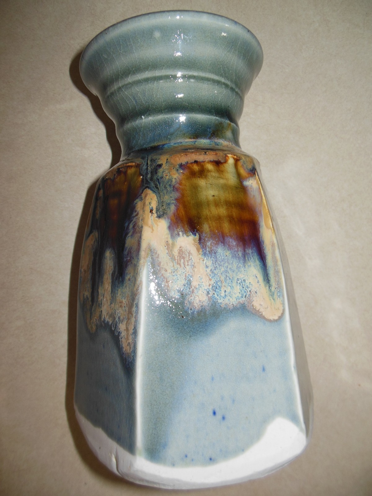 Mayhew Vase USA Multi Earth Tone