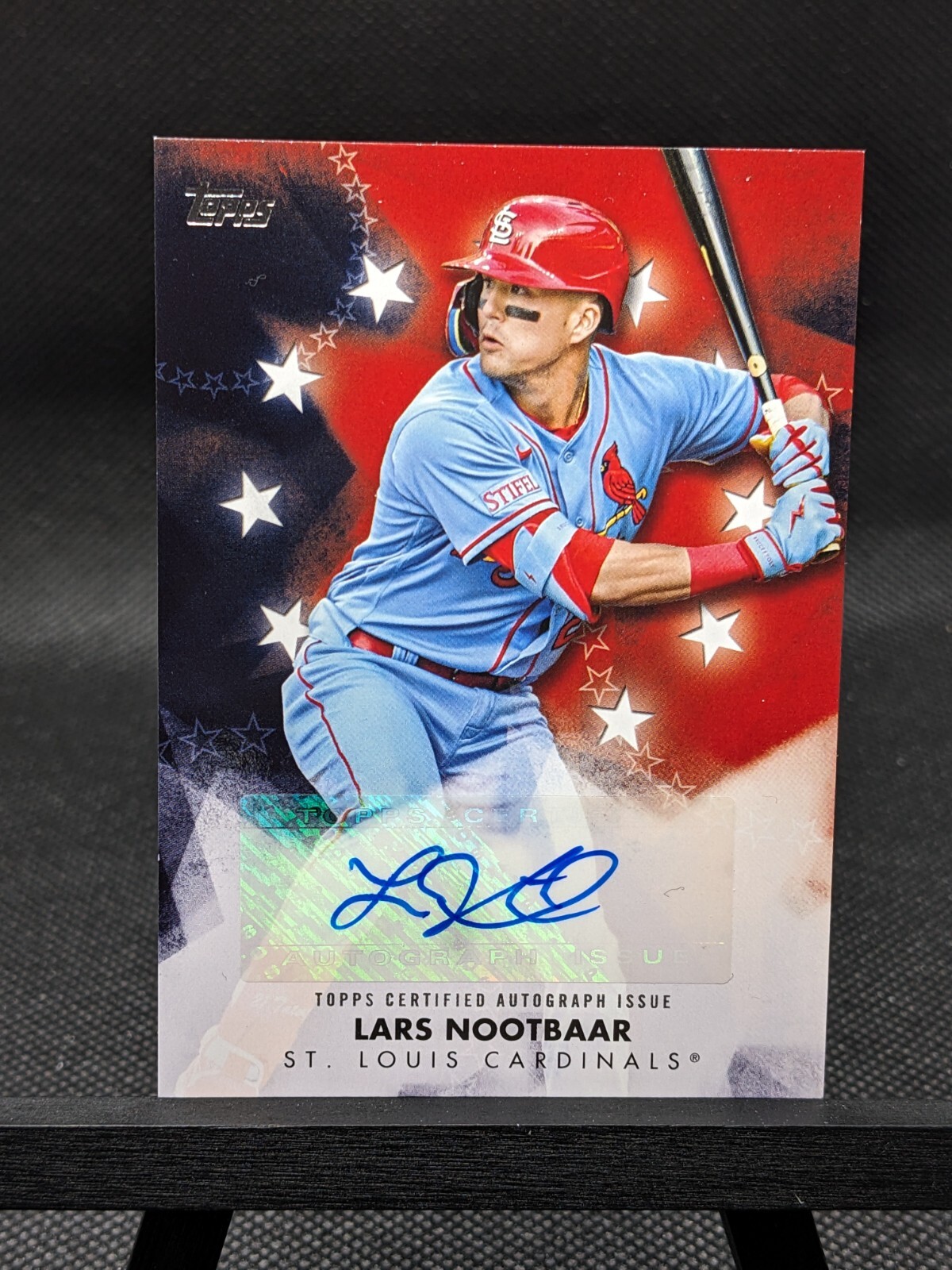 2024 Topps Series 1 Lars Nootbaar Baseball Stars Auto #BSA