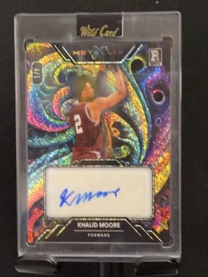 Wild Card Metallix WMFA-KM Khalid Moore Autographed 1/1 Trading Card