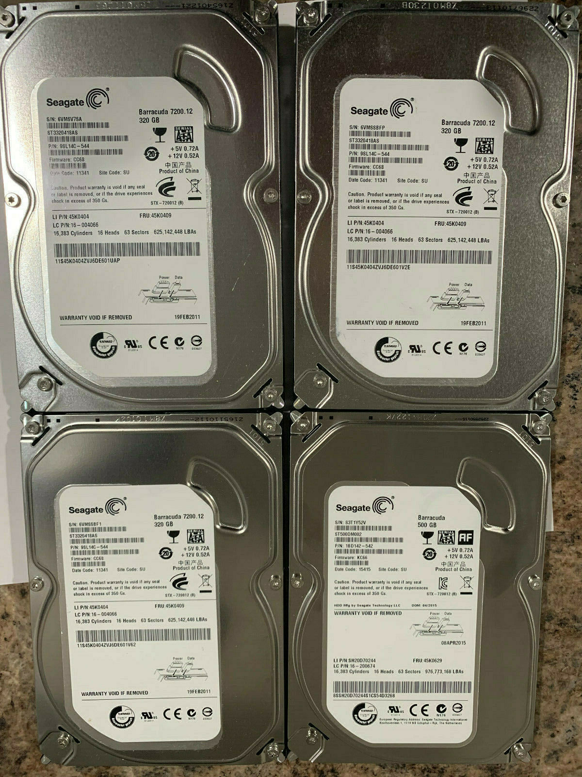 外付けハードディスク・ドライブ Seagate Barracuda 500GB HDD Seagate 500GB 3.5