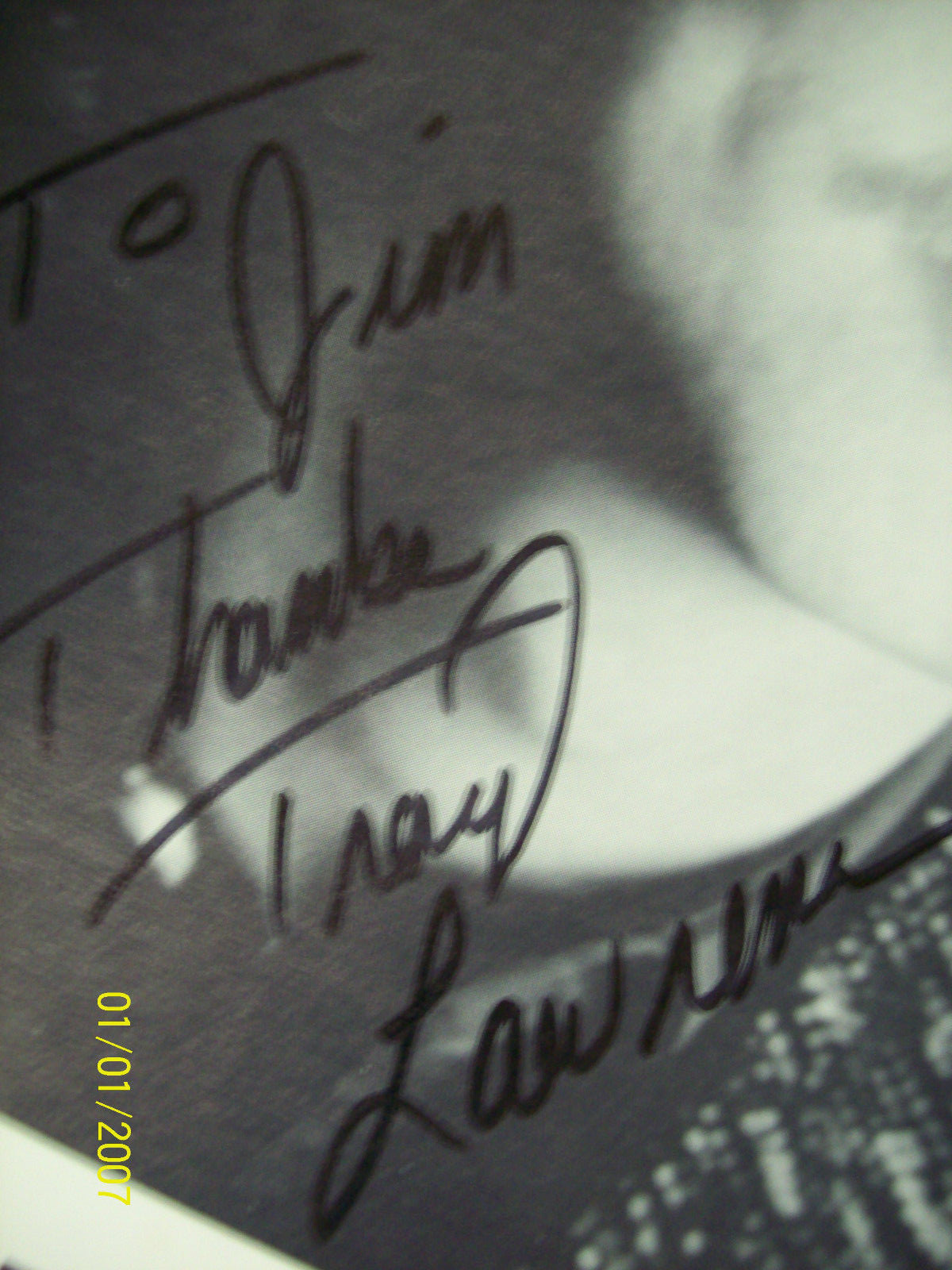 Tracy Lawrence AUTOGRAPHED photograph