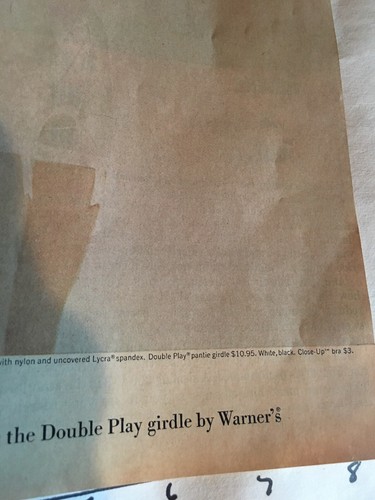 1963 Vintage Ad Warner’s Double Play Girdle B1