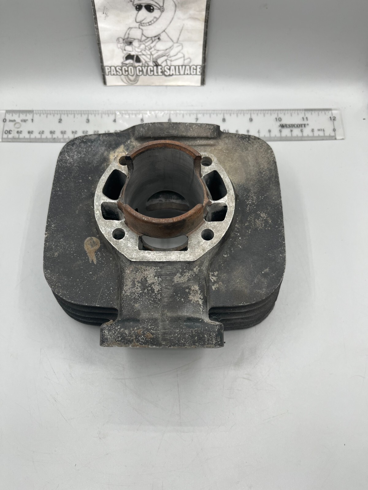 1979 Genuine OEM Yamaha YZ80 Cylinder Jug Barrel, 49.50mm 1979 Genuine OEM Yamaha YZ80 Cylinder Jug Barrel, 49.50mm