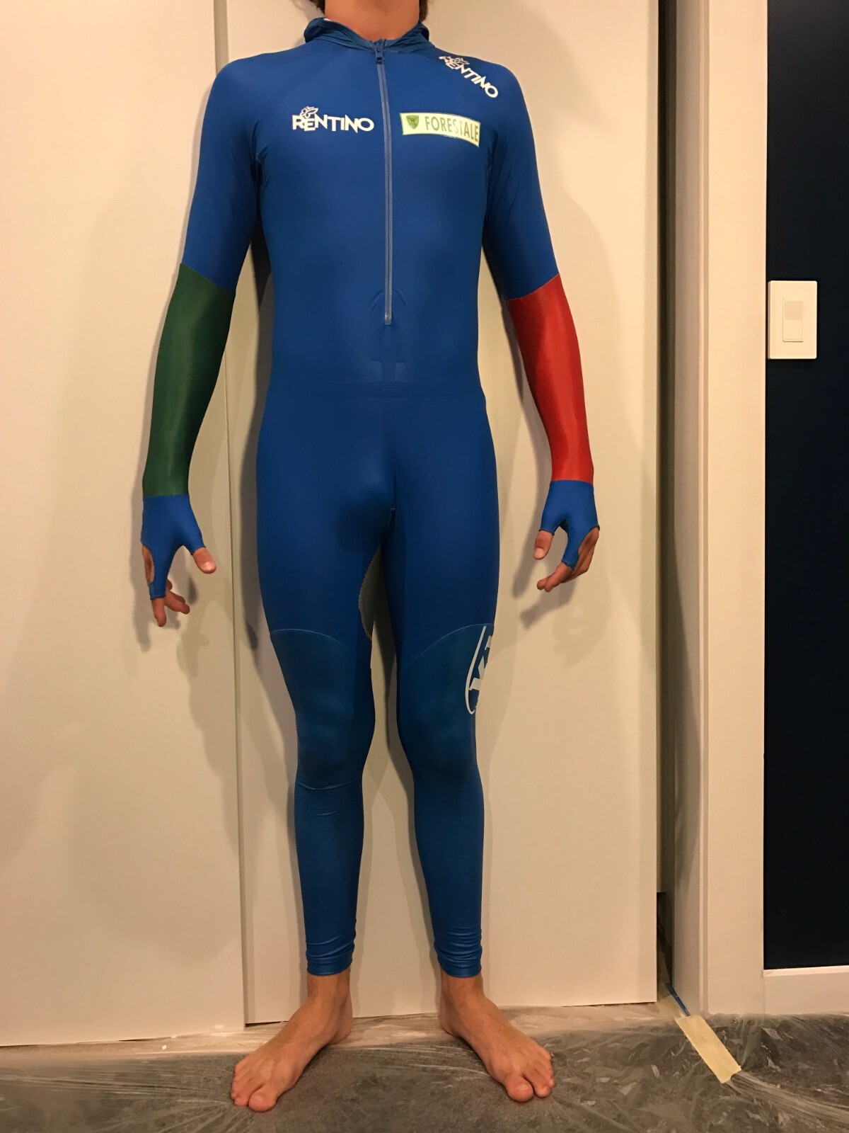 Sportful BodyFit Speedskin ジャージ size:L speedskating Skinsuit Rubber full bodysuit skinsuit