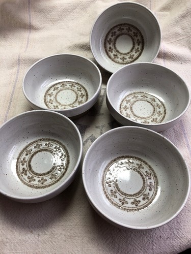 Set Of 5 Stoneware Dessert Bowls - 6” - Midwinter - England Wedgwood Group