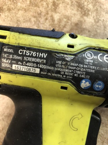 Snap On CTS761HV 1/4