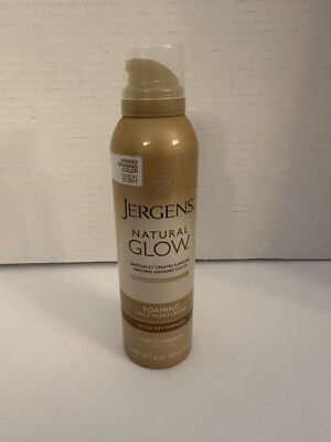 New Jergens Natural Glow Foaming Fair To Medium Quick Dry Self Tanner Tan